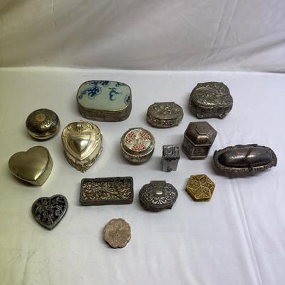 Metal Trinket Box Collection (B2-BM)