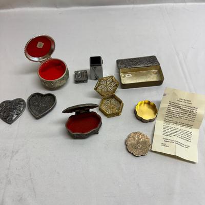 Metal Trinket Box Collection (B2-BM)