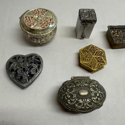 Metal Trinket Box Collection (B2-BM)