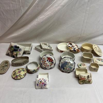 Gorgeous Asian Inspired Ornate Boxes (B2-BM)