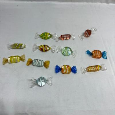 Murano Style Glass Candy and Paperweight (B2-BM)