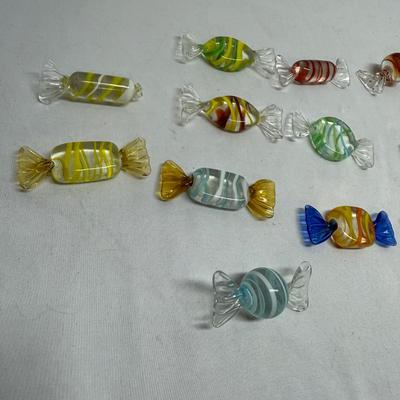 Murano Style Glass Candy and Paperweight (B2-BM)