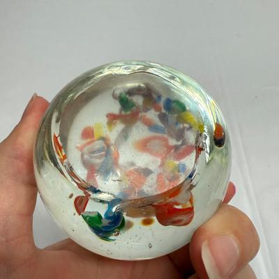 Murano Style Glass Candy and Paperweight (B2-BM)