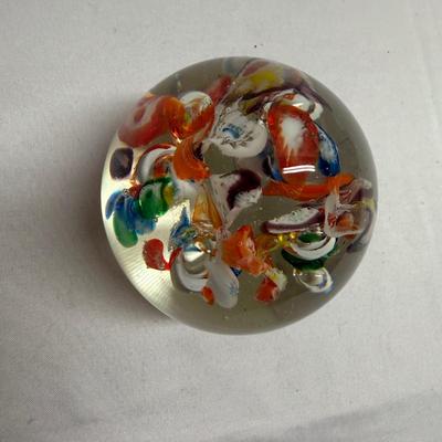 Murano Style Glass Candy and Paperweight (B2-BM)