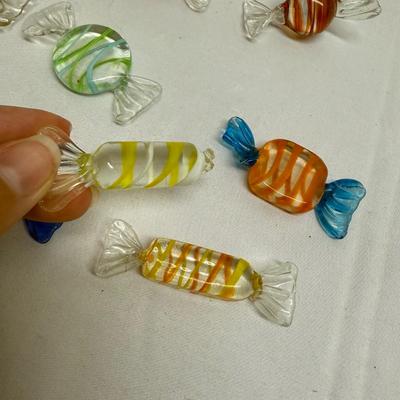 Murano Style Glass Candy and Paperweight (B2-BM)