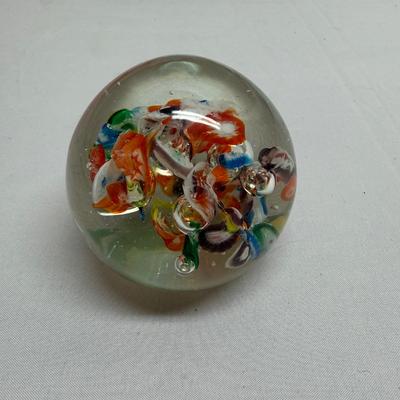 Murano Style Glass Candy and Paperweight (B2-BM)