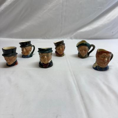 Royal Doulton Miniature Character Jugs (B2-BM)