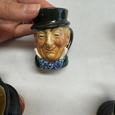 Royal Doulton Miniature Character Jugs (B2-BM)