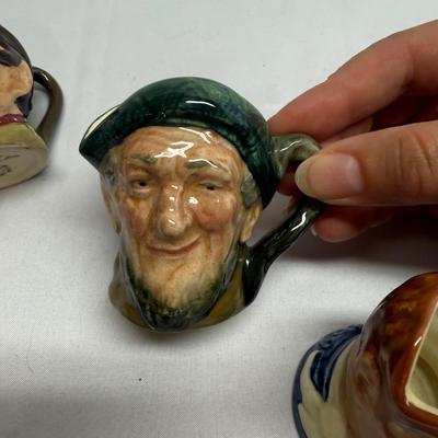 Royal Doulton Miniature Character Jugs (B2-BM)