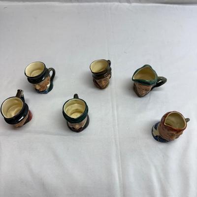 Royal Doulton Miniature Character Jugs (B2-BM)