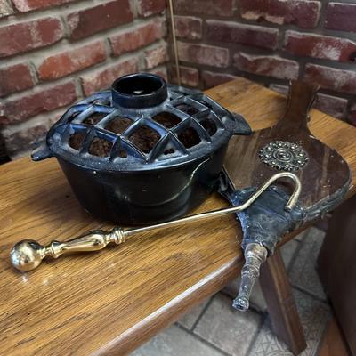 Warm Up with Fire Side tools and a heater