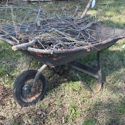 Vintage Dolly and Wheelbarrow