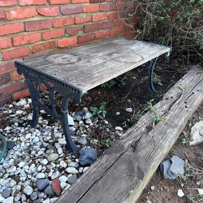 Bench and Garden Figures