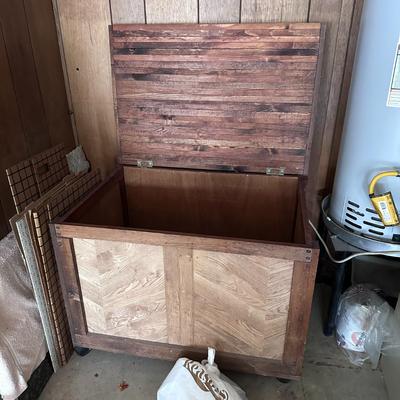 Large Wood Chest