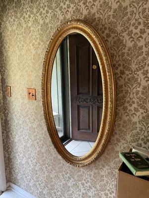 Carver's Guild Hand-Carved Wooden Framed Mirror