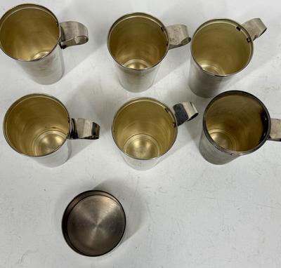 Sale Photo Thumbnail #281: In good used condition, but the outer cup & lid are tarnished.