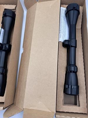 Rifle Scope / Optics - Lot of 2 & Airsoft BBs