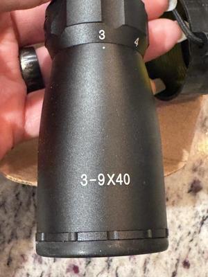 Rifle Scope / Optics - Lot of 2 & Airsoft BBs