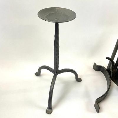 Sale Photo Thumbnail #1178: 34" high tool-set
14" candle holders