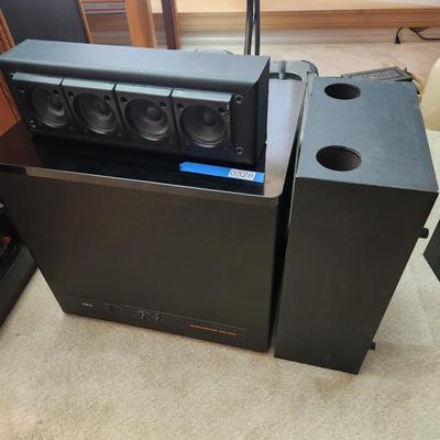 Lot of 3 Speakers Bose AM-5 , Nec SubWoofeer SW-300 Technics SB-Afc31 Speaker System