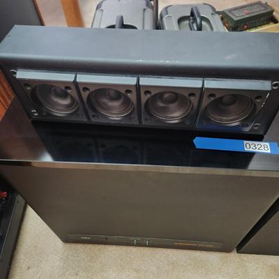 Lot of 3 Speakers Bose AM-5 , Nec SubWoofeer SW-300 Technics SB-Afc31 Speaker System