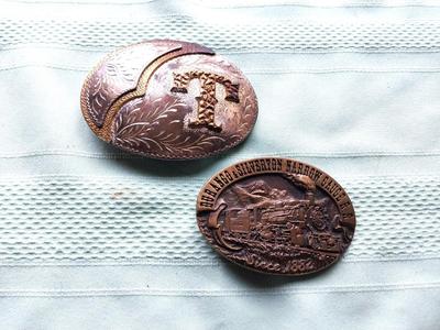 TWO MENS BELT BUCKELS