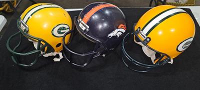 Sale Photo Thumbnail #84: NFL Football Helmets |  Packers Broncos