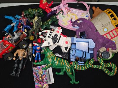 Sale Photo Thumbnail #50: Vintage He-Man, Power Rangers, Large Toy Lot