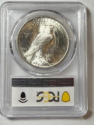 PCGS CERTIFIED 1924-P MS65 PEACE SILVER DOLLAR AS PICTURED.