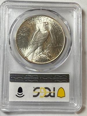 PCGS CERTIFIED 1935-P MS64 PEACE SILVER DOLLAR BETTER DATE AS PICTURED.