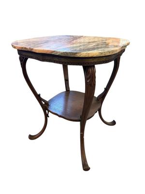 Antique Marble Top Table