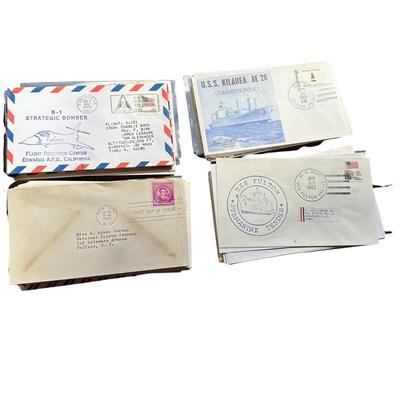 Sale Photo Thumbnail #273: Big Bag of First Day Covers (FDCs) Postmarked Commemorative Envelopes, Military, States, Etc.