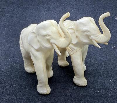 Sale Photo Thumbnail #482: One elephant has a repaired leg.