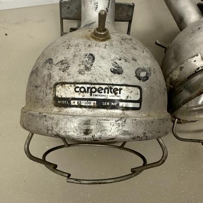 Sale Photo Thumbnail #458: Vintage Carpenter Emergency Lighting 2 Pieces Model F5-100