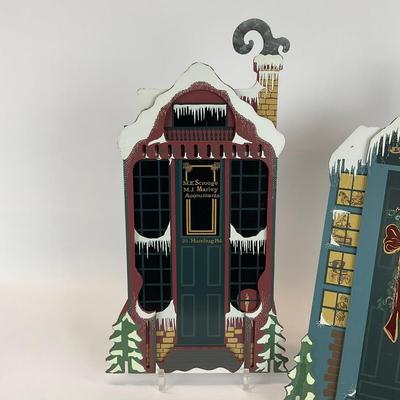 Sale Photo Thumbnail #1357: Both measure: 11" wide x 21.5" high