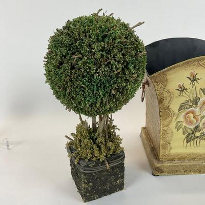 Sale Photo Thumbnail #1366: Trees: 15.5" high
Waste Can: 10" deep x 11" wide x 12" high
