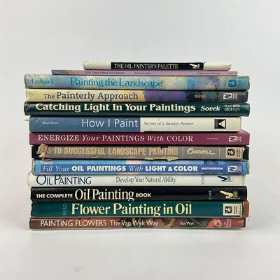 Sale Photo Thumbnail #1435: Flower Painting, Light & Color, Landscape, Painting Approach & Color Palettes Books