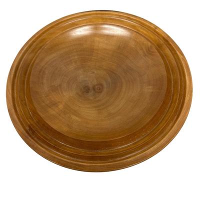 Sale Photo Thumbnail #473: Lot of Wood Decor, Sweets Bowl made in Japan, Cream and Sugar with Tray, Hand Thrown Bowl in Birch, Carved "Offering Plate" Bowl