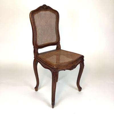 Sale Photo Thumbnail #1480: Chairs measure 38.5"H x 17.5"W x 15.5"D x seat height 18"