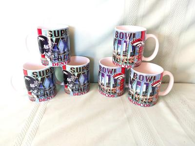 NEW BRONCO SUPERBOWL MUGS