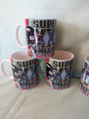 NEW BRONCO SUPERBOWL MUGS