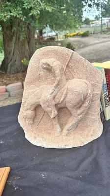 END OF THE TRAIL BOOK ENDS A VARIETY OF NOVELS AND OTHER NATIVE AMERICAN STYLE ITEMS