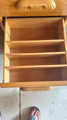 SUPER NICE SMALLER ROLL TOP DESK IN EXCELLENT CONDITION