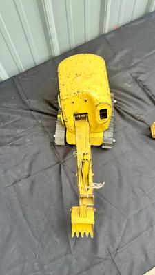 STRUCTURE CONSTRUCTION COMPANY BACKHOE AND LITTLE WOODEN BOBCAT