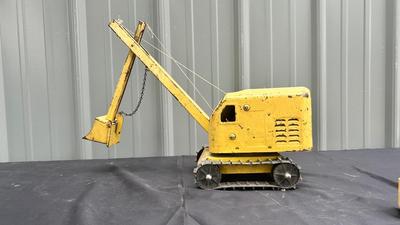 STRUCTURE CONSTRUCTION COMPANY BACKHOE AND LITTLE WOODEN BOBCAT