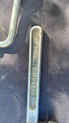 STANLEY HAND DRILL & PLANER, CRESCENT PIPE WRENCH