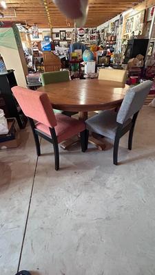 DINING, PROJECT, GAME, OR CRAFT ROOM TABLE AND CHAIRS