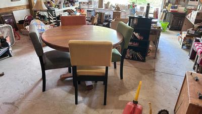 DINING, PROJECT, GAME, OR CRAFT ROOM TABLE AND CHAIRS