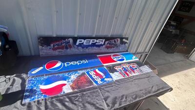 PEPSI-COLA POP MACHINE PIECES