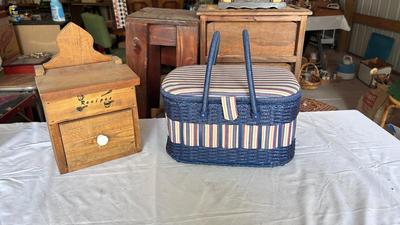 RECIPE BOX AND SEWING BOX
